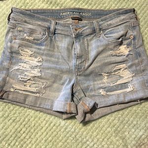 AE American eagle 14 Midi Jean shorts